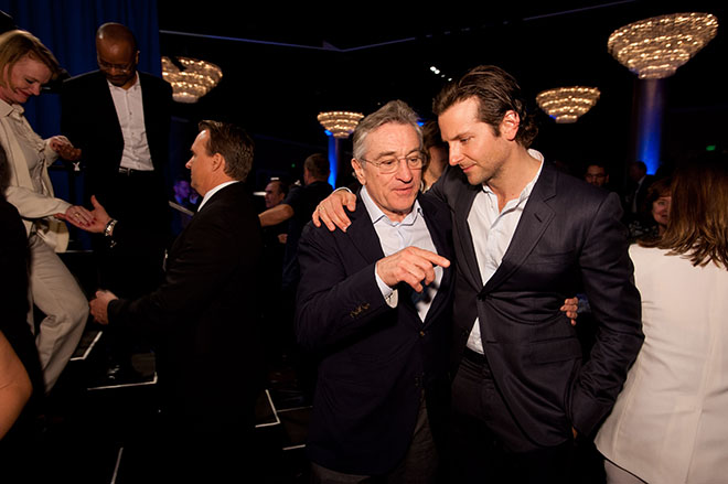 Oscar® nominees Robert DeNiro and Bradley Cooper at the Oscar® Nominees Luncheon in Beverly Hills Monday, Feb. 4, 2013.