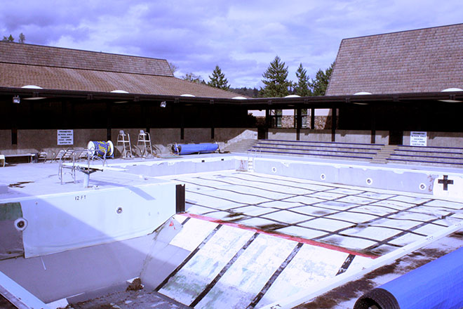 The pool has been in a serious state of disrepair for several years and has been closed since 2011 due to the need of repairs and lack of funding.
