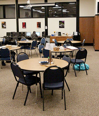 The Success Center provides study group spaces, tutors and other free opportunities such as the Course Skills Mastery online instruction which helps students prepare for courses like math.