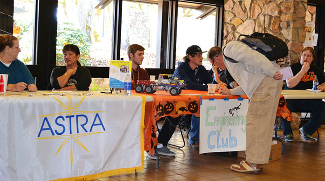 The Club Fair hosted by ASUCC Student Leadership Team provided information about club activities.