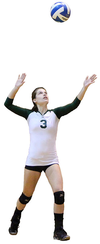 Perkey finally fulfilled her dream of playing volleyball at Umpqua. She had wanted to play for the Riverhawks since 2010.