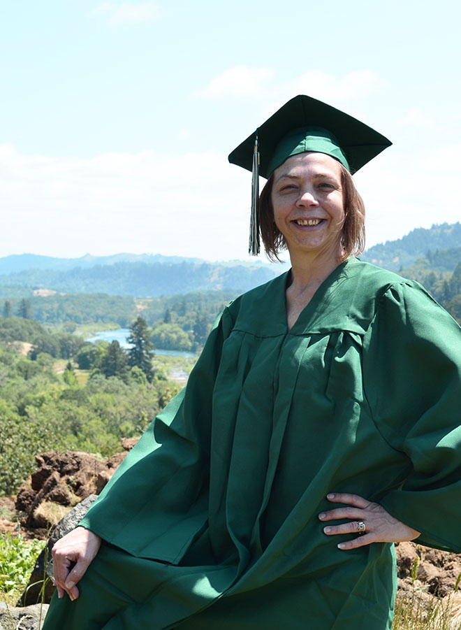 Success started around a campfire for 2014 graduate Ursula Angel.